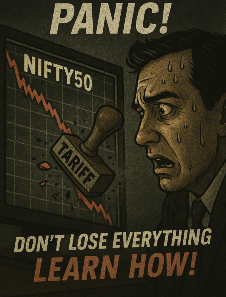 NIFTY50 Crash 2025: How the Tariff War Is Shaking India’s Stock Market